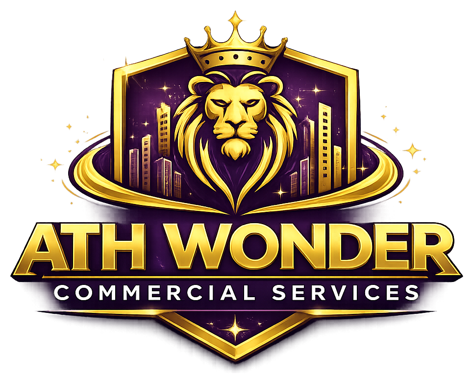 Ath Wonder Commercial Services lion crest logo